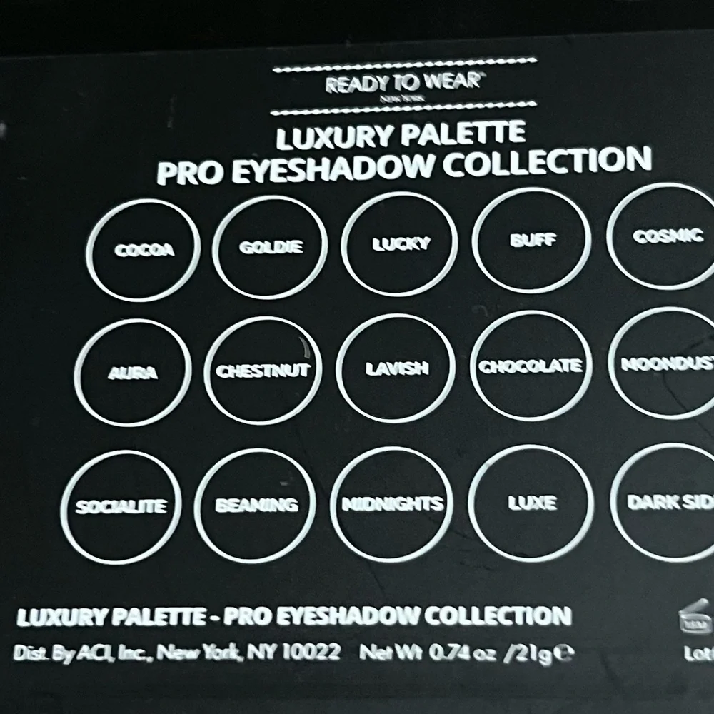 NIB Ready to Wear Pro Eyeshadow collection
